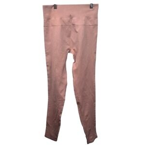 Spiritual Gangster Seamless Ribbed Leggings Rose Pink M L